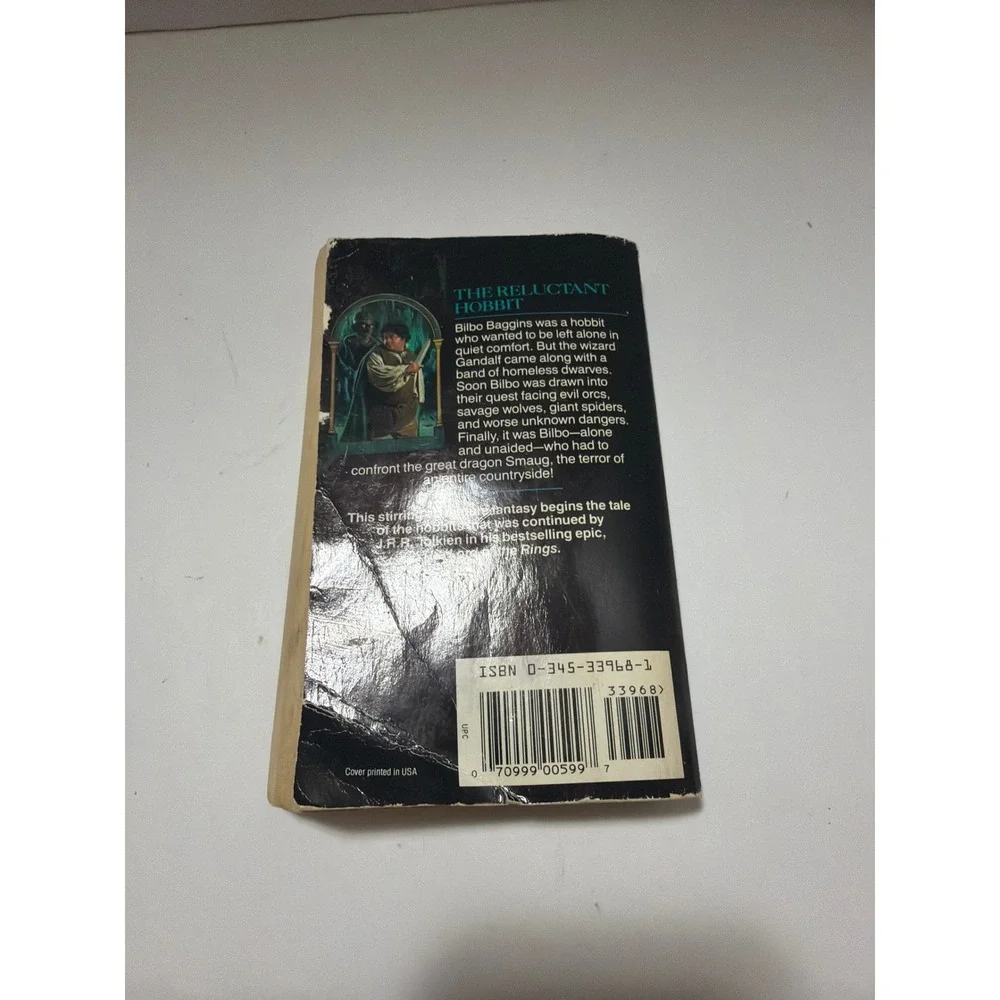 The Hobbit JRR Tolkien 1982 Ballantine Books Revised Edition Paperback Fantasy